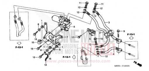 UNITE ABS (ARRIERE) XL1000VA6 de 2006